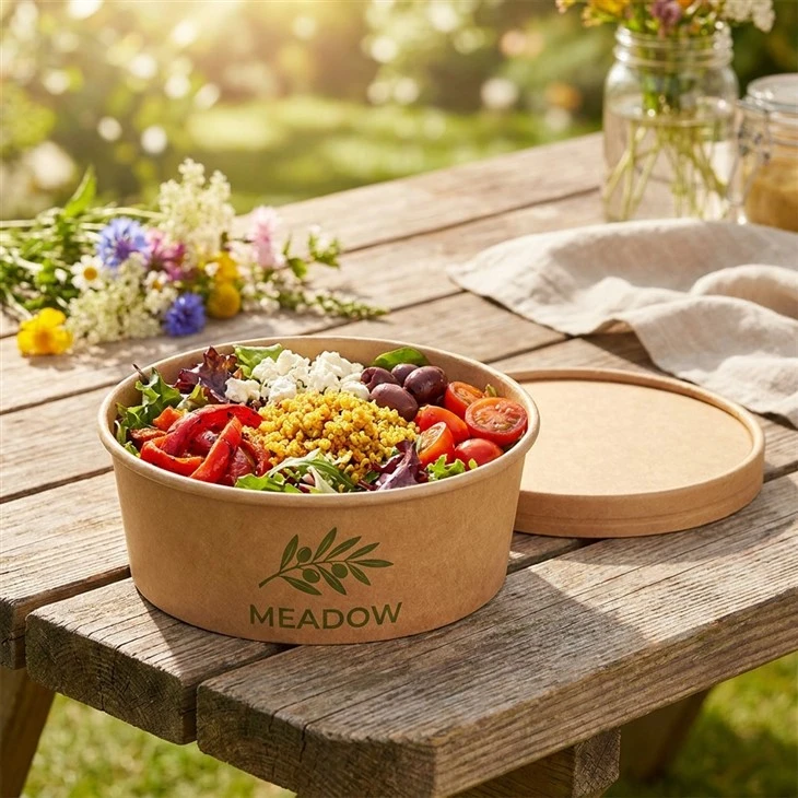 1700ml Brown Paper Bowls factory 1700ml Brown Paper Bowls factory