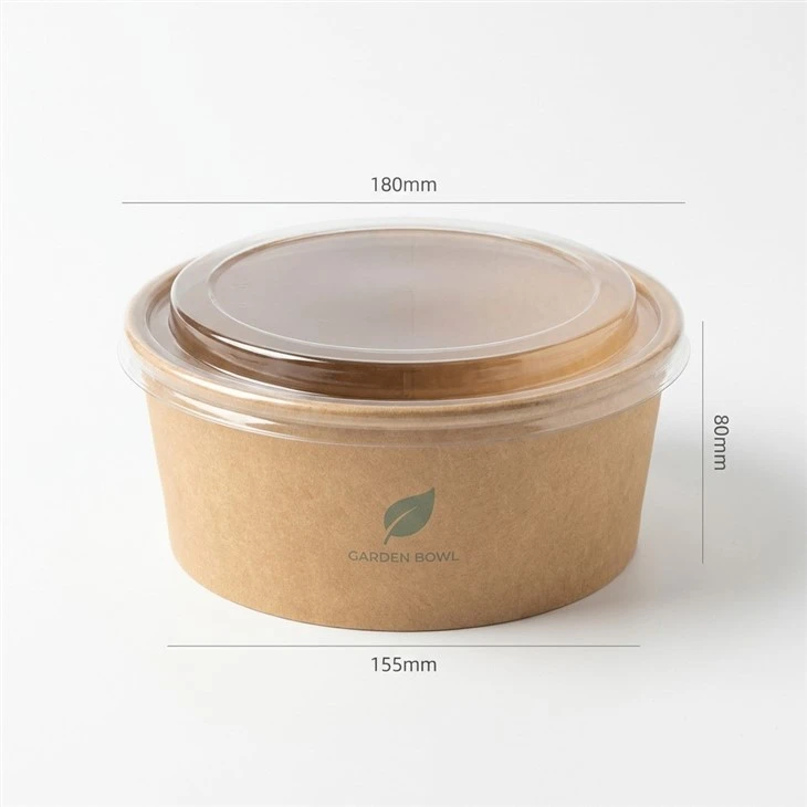 1700ml Brown Paper Bowls